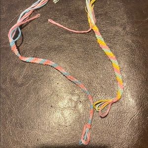 2 pack knot thread bracelets